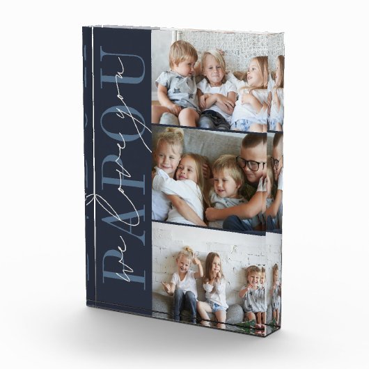 Papou we houden van je 3 fotoblokken (Rechts)