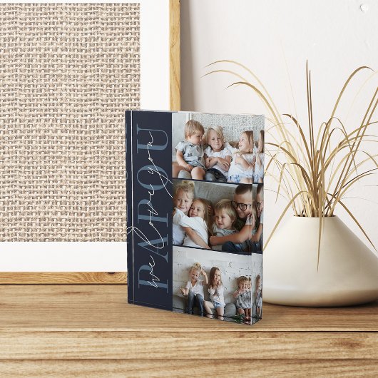 Papou we houden van je 3 fotoblokken