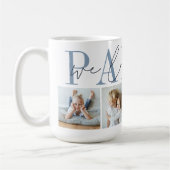 Papou We houden van je 4 Foto Collage Koffiemok (Links)