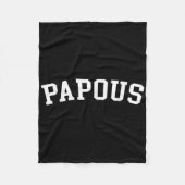 Papous _1 fleece deken (Voorkant)