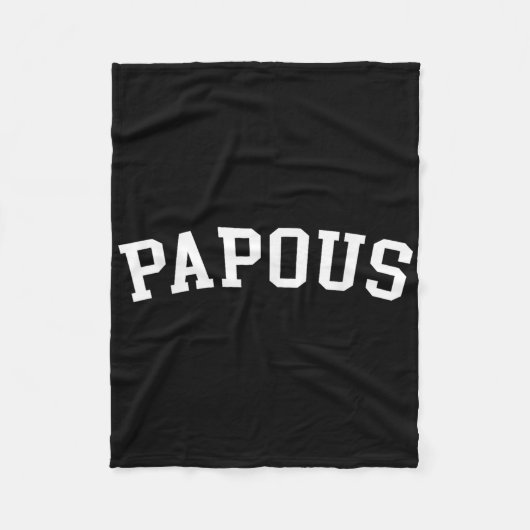 Papous _1 fleece deken (Voorkant)