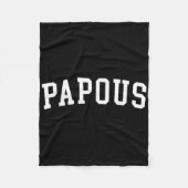 Papous _2 fleece deken (Voorkant)