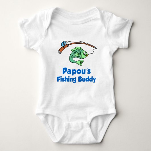 Papou's Geviste Boeddy Romper (Voorkant)
