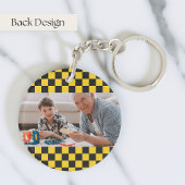 Papou's Taxi | Funny Grandfather Nickname Foto Sleutelhanger