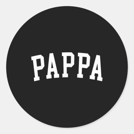 Pappa _2 ronde sticker (Voorkant)