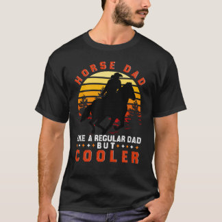 Pappa als een gewone vader, maar koeler t-shirt