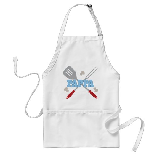 Pappa BBQ Grilling Apron Gift Standaard Schort (Voorkant)
