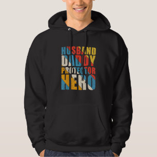 Pappa-beschermer Hero Fathers Dag geeft je de kans Hoodie