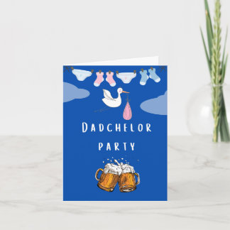 pappa douche dadchelor , bierparty invitat