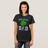 Pappa Een Gelukkig Pap St Patricks Dag Papa Vaders T-shirt (Voorkant volledig)