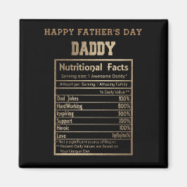pappa food facts vaderdag magnet