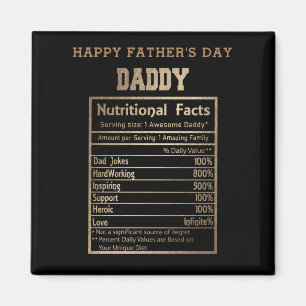 pappa food facts vaderdag magnet