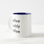 pappa heeft koffie nodig , koffie pappa koffie tweekleurige koffiemok (Voorkant links)