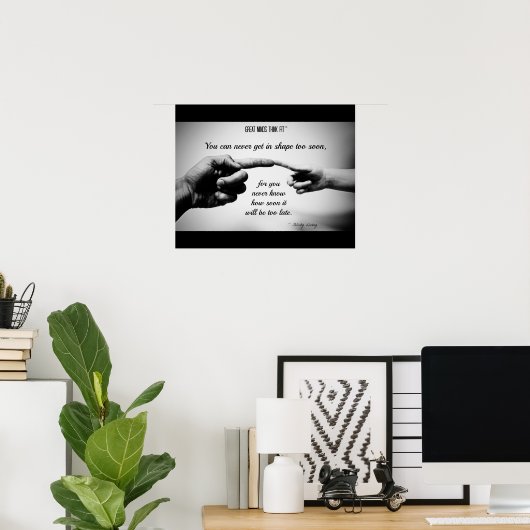 Pappa-inspiratie Poster (Thuiskantoor)