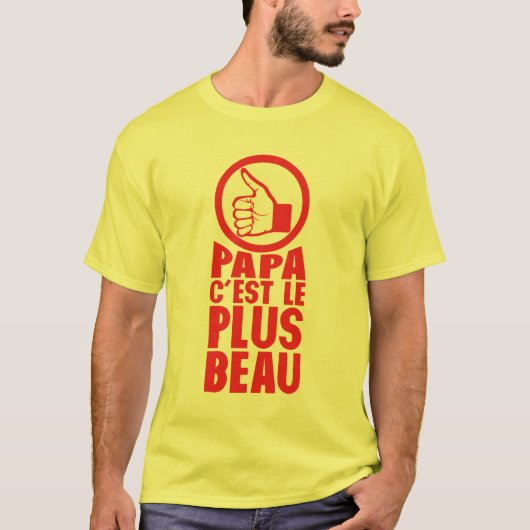 Pappa knapper t-shirt (Voorkant)