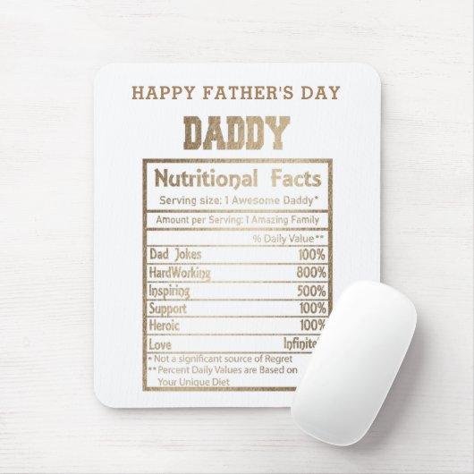 pappa nutrifacts vaderdag muismat (Met muis)