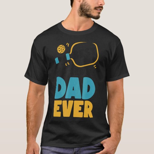 Pappa pappa pappa beste Pickleball Pap 1 T-shirt (Voorkant)