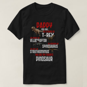 pappa saurus fathers day gift t-shirt