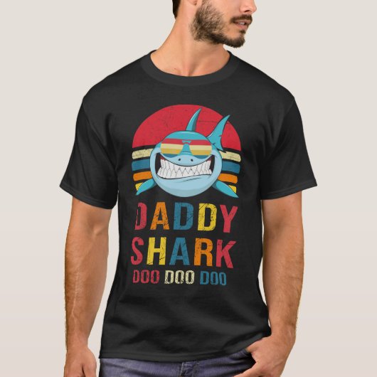  pappa shark doo doo shirt (Voorkant)