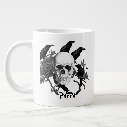 Pappa Skull en Crows Halloween Jumbo Mok (Links)