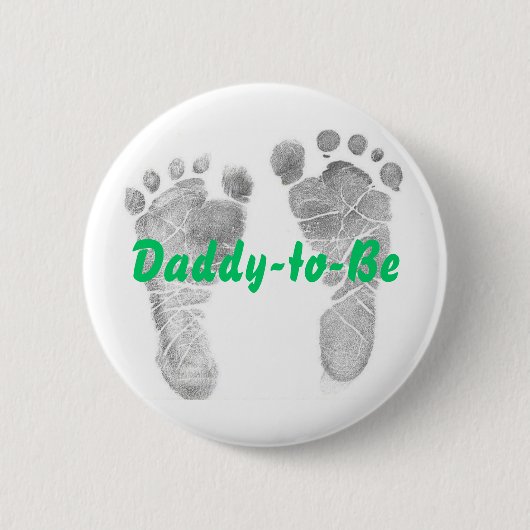 Pappa-to-be Ronde Button 5,7 Cm (Voorkant)