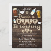 Pappa van de brouwerij van de baby om stelletjes t kaart (Voorkant)