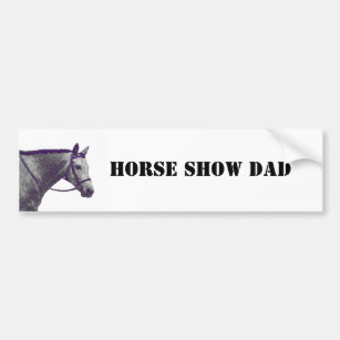 Pappa van paardenShow - Engels Bumpersticker