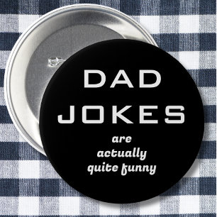 Pappagrappen Humor Zwart en Wit Ronde Button 5,7 Cm