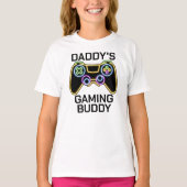 Pappa's gamer van de game Buddy Father T-shirt (Voorkant)