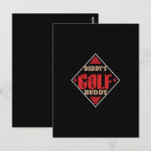 pappa's golfmaatje briefkaart (Voorkant / Achterkant)