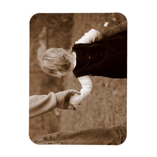 Pappa's hand houden magneet (Verticaal)