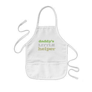 pappa's kleine helper kinder apron unisex meisje schort