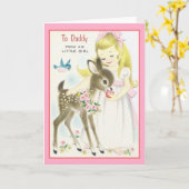  pappa's kleine Vaderdag Kaart (Gele Bloem)