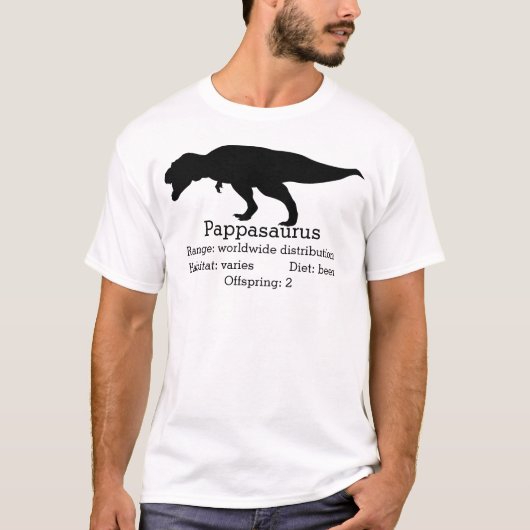  Pappasaurus Pa T-shirt (Voorkant)