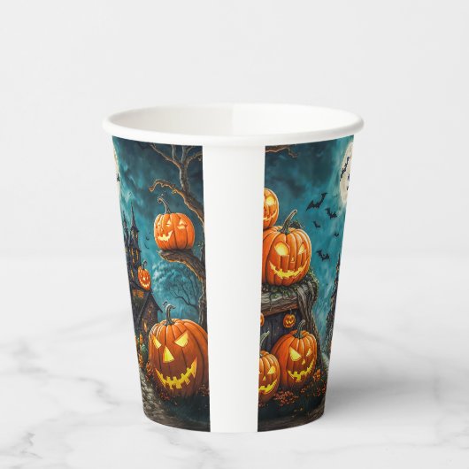 Pappbecher für eine Halloweenparty Papieren Bekers (Links)