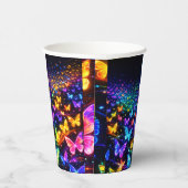 Pappbecher mi Schmetterlingsmotuv Papieren Bekers (Rechts)