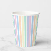 Pappbecher Osterparty mit Pferd und Osterhase Papieren Bekers (Achterkant)