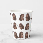 Pappbecher "Otto der braune Maulwurf" Papieren Bekers