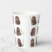 Pappbecher "Otto der braune Maulwurf" Papieren Bekers (Rechts)