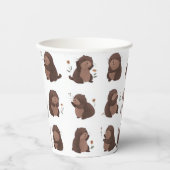 Pappbecher "Otto der braune Maulwurf" Papieren Bekers (Voorkant)