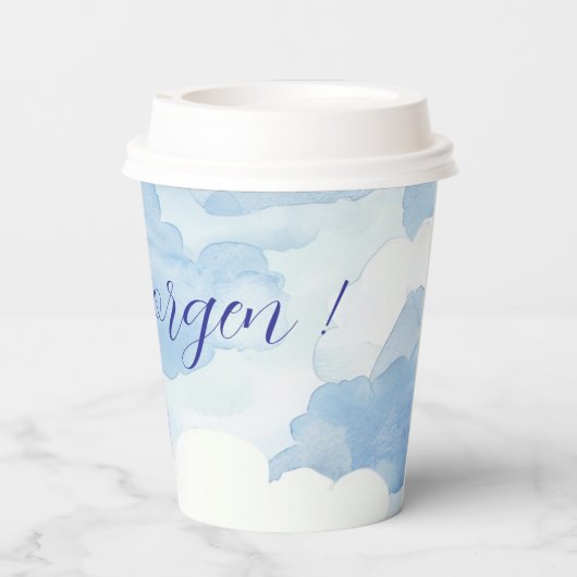 Pappbecher Papieren Bekers (Achterkant)