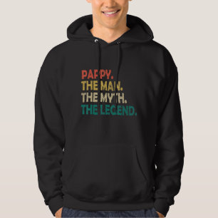 Pappel het Man de mythe de Legende Retro Hoodie
