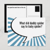 pappelspin briefkaart (Voorkant / Achterkant)