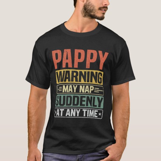 Pappelwaarschuwing kan op elk moment plotseling du t-shirt (Voorkant)