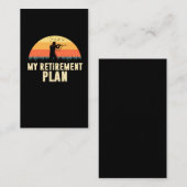 Pappenplan Jacht op Pistool Lover Animal Hunt Visitekaartje (Voorkant / Achterkant)