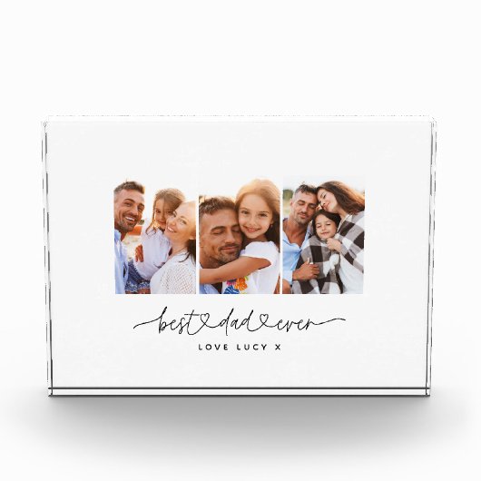 papper een leuk modern script multi foto gift (Voorkant)