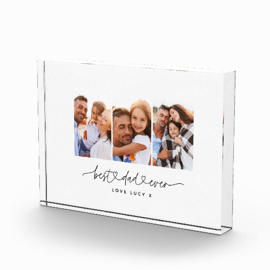 papper een leuk modern script multi foto gift  (Rechts)