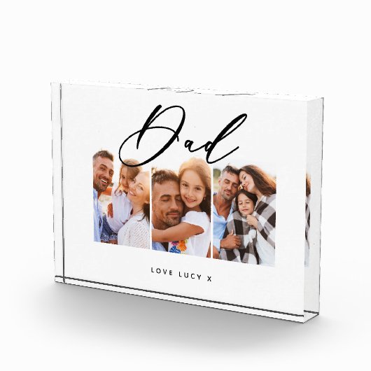 papper een leuk modern script multi foto gift (Rechts)