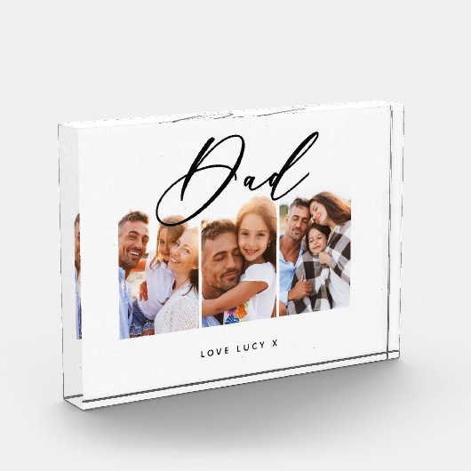 papper een leuk modern script multi foto gift (Links)