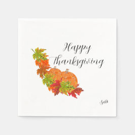 Papper Napkins : Thanksgiving Servet